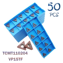 50PCS TCMT110204 VP15TF Internal Turning Tools Carbide Inserts TCMT11 Milling Cutter Cutting Tools CNC Metal Lathe Accessories
50PCS TCMT110204 VP15TF Internal Turning Tools Carbide Inserts TCMT11 Milling Cutter Cutting Tools CNC Metal Lathe Accessories