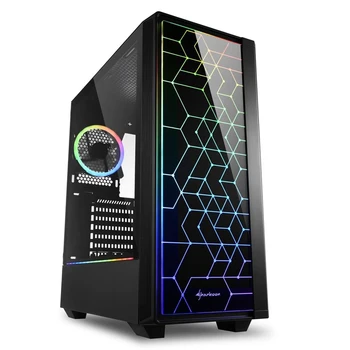 Sharkoon LIT 100 RGB led Gaming case black (ATX, tempered glass, RGB fan 1x120 mm + 1x120 mm, 2xUSB 3.0, 1xUSB 2.0, audio)
Sharkoon LIT 100 RGB led Gaming case black (ATX, tempered glass, RGB fan 1x120 mm + 1x120 mm, 2xUSB 3.0, 1xUSB 2.0, audio)