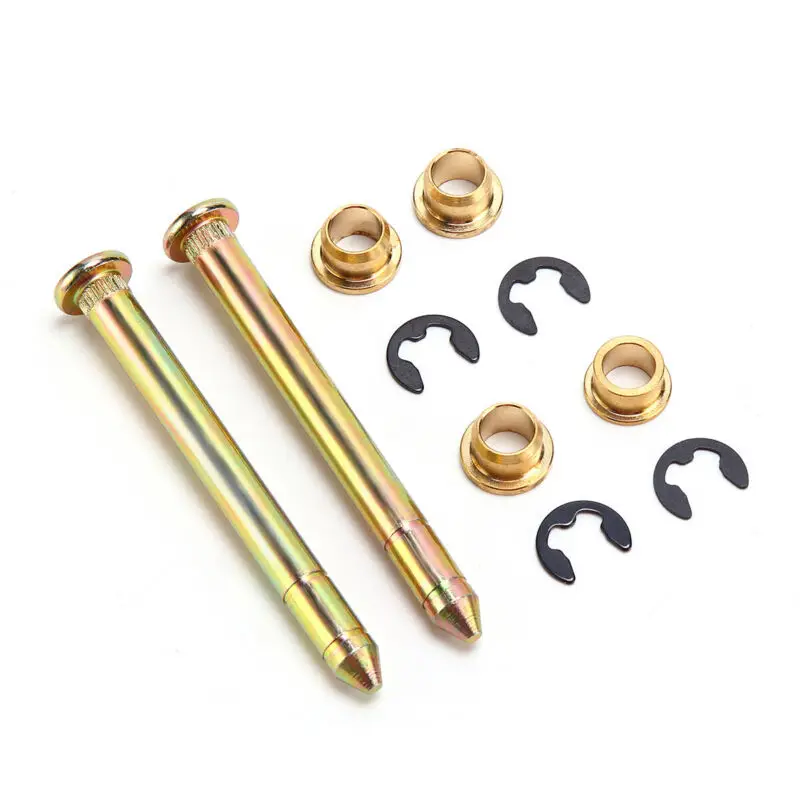 Door Pin Bushing Hinge Kit For Ford Bronco F150 F250 F350 Series Chrome Auto