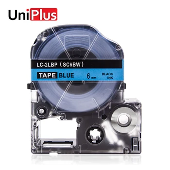 UniPlus 6mm Label Tapes SC6BW Compatible for Casio King Jim LC-6LBP Label Printer LW 900 LW 1000P Black on Blue Labelmaker
UniPlus 6mm Label Tapes SC6BW Compatible for Casio King Jim LC-6LBP Label Printer LW 900 LW 1000P Black on Blue Labelmaker