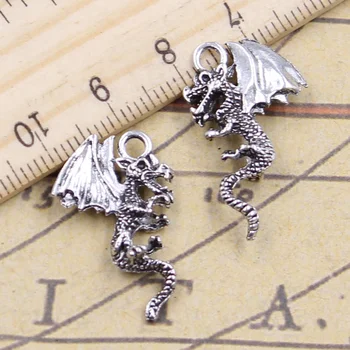 

10pcs/lot Charms Hell Devil Demon 28x15mm Tibetan Pendants Crafts Making Findings Handmade Antique Jewelry DIY Necklace