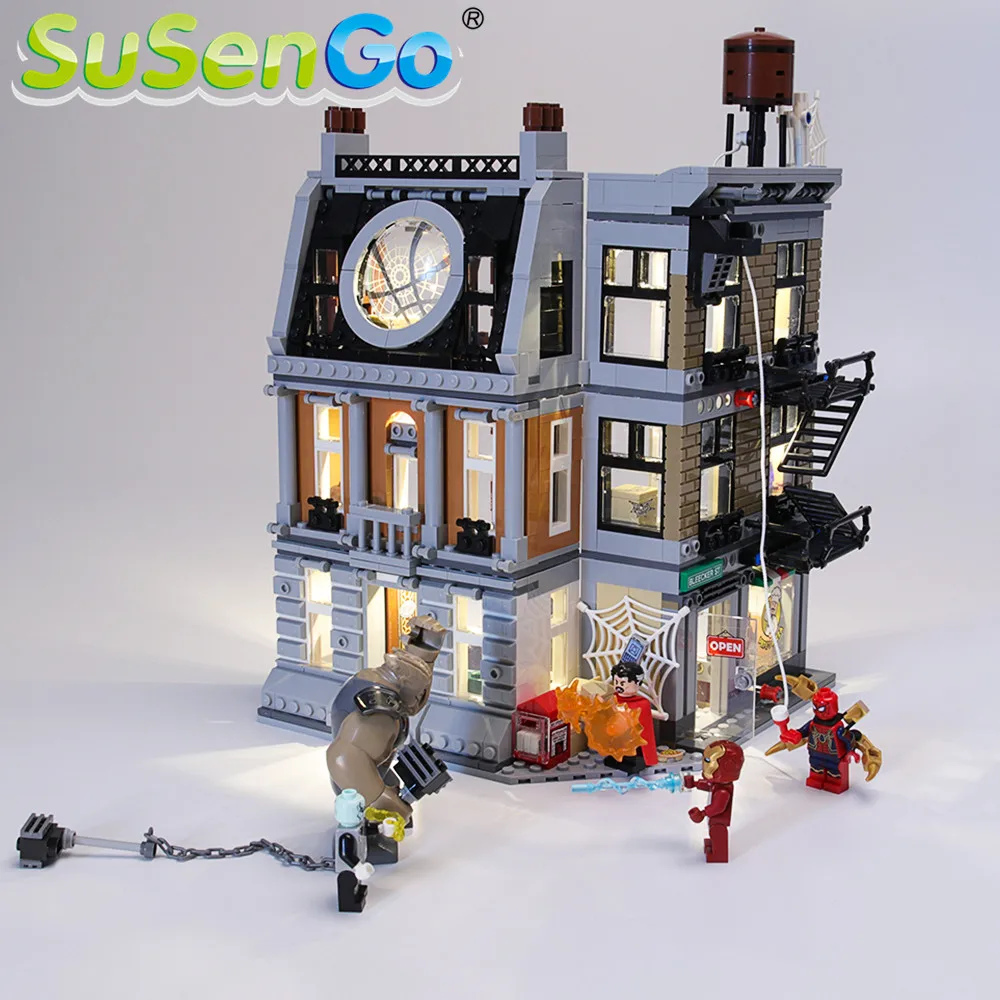 SuSenGo LED Light Set For 76108 Sanctum Sanctorum Showdown Building Blocks Compatible with 07107 10840
SuSenGo LED Light Set For 76108 Sanctum Sanctorum Showdown Building Blocks Compatible with 07107 10840