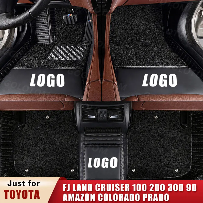 Автомобильные коврики на заказ для Toyota FJ Land Cruiser 100 200 90 Amazon Колорадо Pick up PRADO VAN Urban