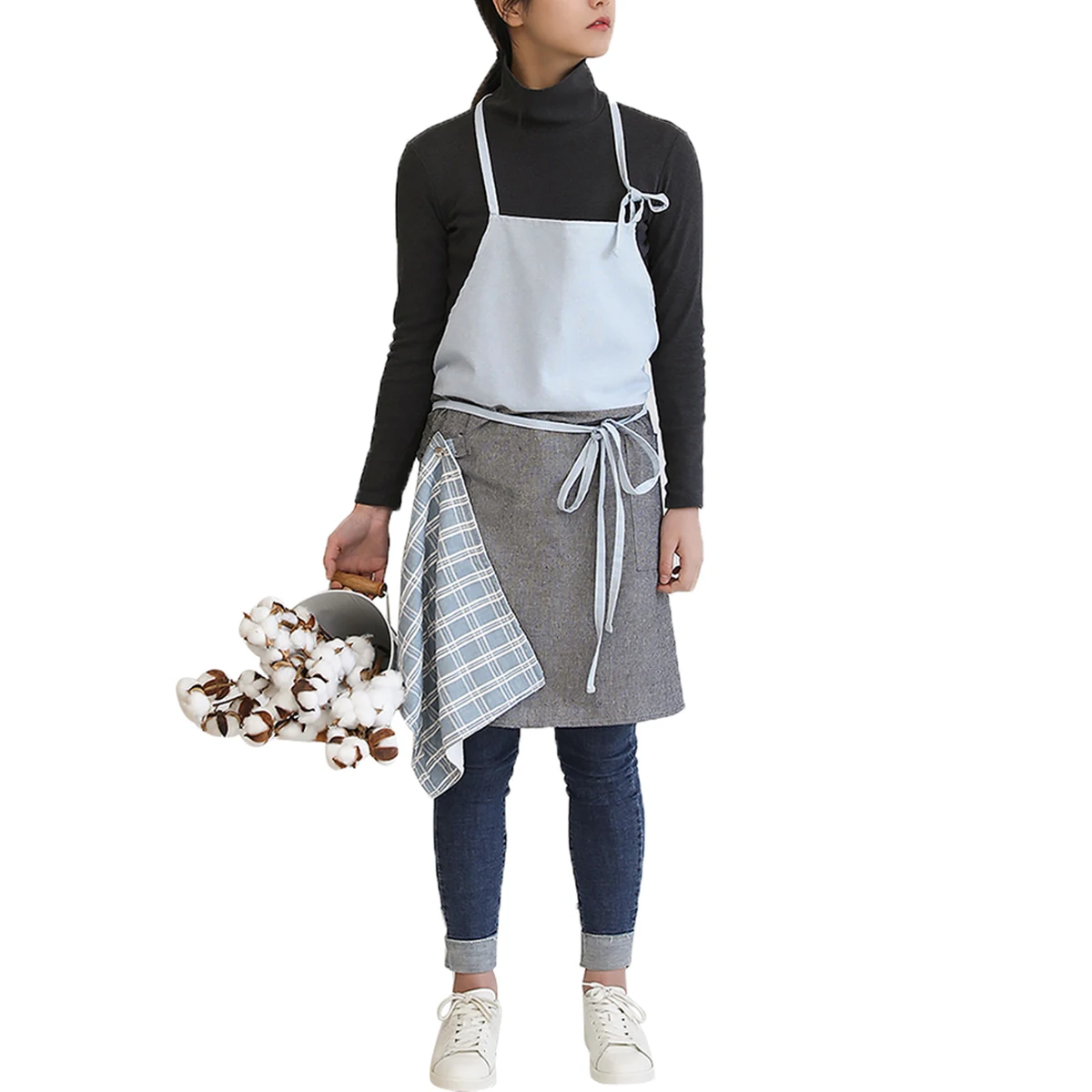 Faroot Adults Apron, Adjustable Sleeveless Housekeeping Apron with Square Towel Cooking Accessories
Faroot Adults Apron, Adjustable Sleeveless Housekeeping Apron with Square Towel Cooking Accessories
