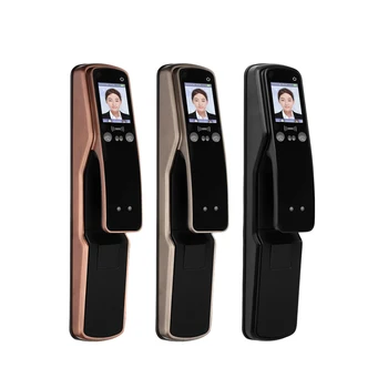 Smart Automatic Face Facial Recognition Lock support password fingerprint Palm print card mechanical key for wooden metal door
Smart Automatic Face Facial Recognition Lock support password fingerprint Palm print card mechanical key for wooden metal door