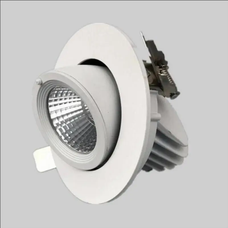 Super Bright 10W 12W 15W 30W LED Trunk Light Gimbal Light Adjustable COB Gimable Rotation Recessed Ceiling Downlight AC85-265V
Super Bright 10W 12W 15W 30W LED Trunk Light Gimbal Light Adjustable COB Gimable Rotation Recessed Ceiling Downlight AC85-265V