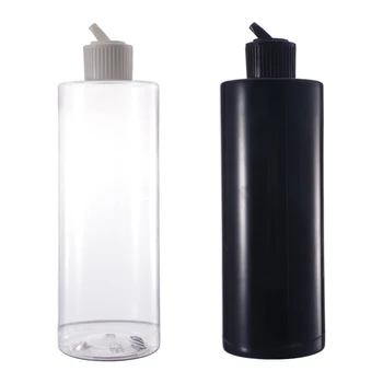 BPA-Free 16 oz Refillable Containers Clear Black Plastic Cylinder Round 500ml Squeeze Bottle with Dispensing Flip Top Pour Spout
BPA-Free 16 oz Refillable Containers Clear Black Plastic Cylinder Round 500ml Squeeze Bottle with Dispensing Flip Top Pour Spout