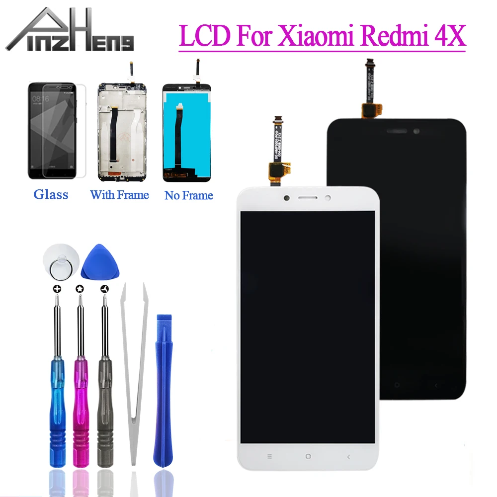 PINZHENG Original LCD For Xiaomi Redmi 4X LCD Display Screen For Xiaomi Redmi 4x Display Frame Replacement Digitizer Assembly
PINZHENG Original LCD For Xiaomi Redmi 4X LCD Display Screen For Xiaomi Redmi 4x Display Frame Replacement Digitizer Assembly