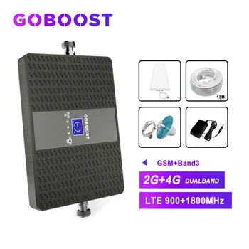 

GSM signal booster 900 1800 cellular signal booster 2G 4G LTE 70dB GSM 900mhz mobile phone signals booster repeater antenna *