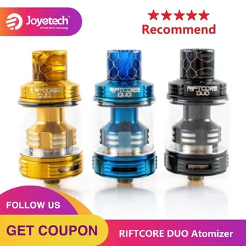 Original Joyetech RIFTCORE Duo Atomizer 3.5ml Tank Electronic Cigarettes Vaprizer Top Filling Bottom Airflow Huge Vape Atomizer
Original Joyetech RIFTCORE Duo Atomizer 3.5ml Tank Electronic Cigarettes Vaprizer Top Filling Bottom Airflow Huge Vape Atomizer