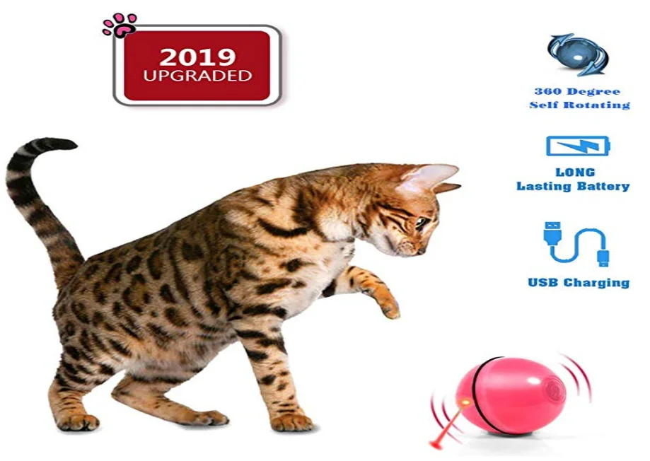 Pet Intelligent Escaping Toy Infrared Sensor Cat Dog Hamster Automatic LED Light Ball Smart Interactive Toys For Pets Cats
Pet Intelligent Escaping Toy Infrared Sensor Cat Dog Hamster Automatic LED Light Ball Smart Interactive Toys For Pets Cats