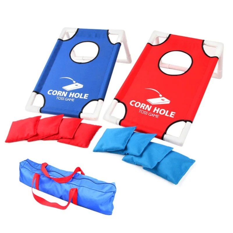 Portable Bean Bag Toy Set For Kids Parents Toss Cornhole Game Board Set of 1 Board and 6 Beanbags Throwing Bean Bag Game Set Toy
Portable Bean Bag Toy Set For Kids Parents Toss Cornhole Game Board Set of 1 Board and 6 Beanbags Throwing Bean Bag Game Set Toy