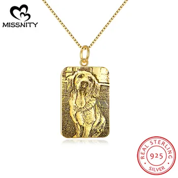 Sterling silver personalized picture carving necklace, custom pet cat and dog silhouette portrait pendant necklace souvenir
Sterling silver personalized picture carving necklace, custom pet cat and dog silhouette portrait pendant necklace souvenir