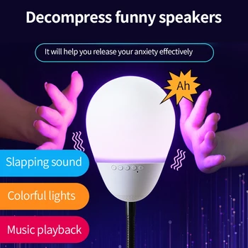 Bluetooth Audio Music LED Night Light Lamp Entertainment Funny Discoloration Decompression Toy
Bluetooth Audio Music LED Night Light Lamp Entertainment Funny Discoloration Decompression Toy