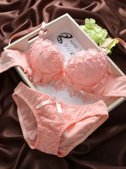 New Style Japanese-style Cute Sexy Lace WOMEN'S Underwear Gathering Bra Set
New Style Japanese-style Cute Sexy Lace WOMEN'S Underwear Gathering Bra Set