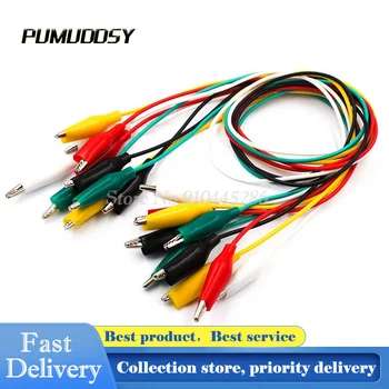 10pcs Line length 35cm Crocodile clip number 35mm Double-ended Crocodile Clips Cable Alligator Clips Wire Testing Wire Clip
10pcs Line length 35cm Crocodile clip number 35mm Double-ended Crocodile Clips Cable Alligator Clips Wire Testing Wire Clip