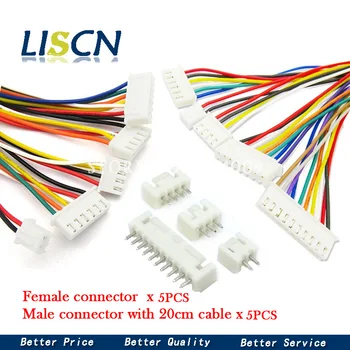 5Sets JST XH2.54 XH 2.54mm Wire Cable Connector 2/3/4/5/6/7/8/9/10 Pin Pitch Male Female Plug Socket 20cm Wire Length 26AWG
5Sets JST XH2.54 XH 2.54mm Wire Cable Connector 2/3/4/5/6/7/8/9/10 Pin Pitch Male Female Plug Socket 20cm Wire Length 26AWG