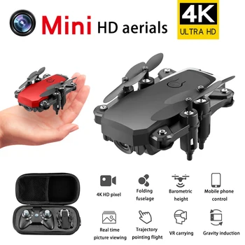 

LF606 Wifi FPV Mini Foldable RC Drone with 4K HD Camera Follow Altitude Hold 3D Flips Headless RC Helicopter Kid's Toys Aircraft