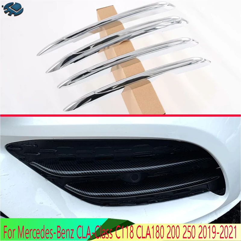 For Mercedes-Benz CLA-Class C118 CLA180 200 250 2019-2021 ABS Front Fog Light Lamp Cover Trim Molding Bezel Garnish
For Mercedes-Benz CLA-Class C118 CLA180 200 250 2019-2021 ABS Front Fog Light Lamp Cover Trim Molding Bezel Garnish