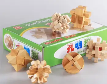 Wooden toy Adult intelligence assembling Chinese puzzle educational toy Assembly disassembly block Kong ming Lock Kids toy game
Wooden toy Adult intelligence assembling Chinese puzzle educational toy Assembly disassembly block Kong ming Lock Kids toy game
