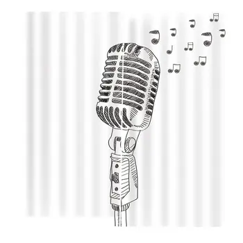 Microphone Pattern Stylish 170X200CM Window Curtains for Home Kitchen Living Room Bedroom Window Decoration
Microphone Pattern Stylish 170X200CM Window Curtains for Home Kitchen Living Room Bedroom Window Decoration