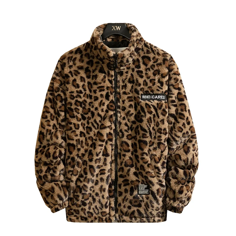 Winter Leopard Print Jacket Men Bomber Jackets Mens Streetwear Thicken Warm Coats Men Fashion High Quality Tops Male Plus Size
Winter Leopard Print Jacket Men Bomber Jackets Mens Streetwear Thicken Warm Coats Men Fashion High Quality Tops Male Plus Size