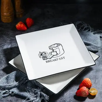 TWISTER.CK 2pcs 8.5-inch Square Plate Delicate Tableware Elegant Dessert Salad Dish for Party Kitchen
TWISTER.CK 2pcs 8.5-inch Square Plate Delicate Tableware Elegant Dessert Salad Dish for Party Kitchen