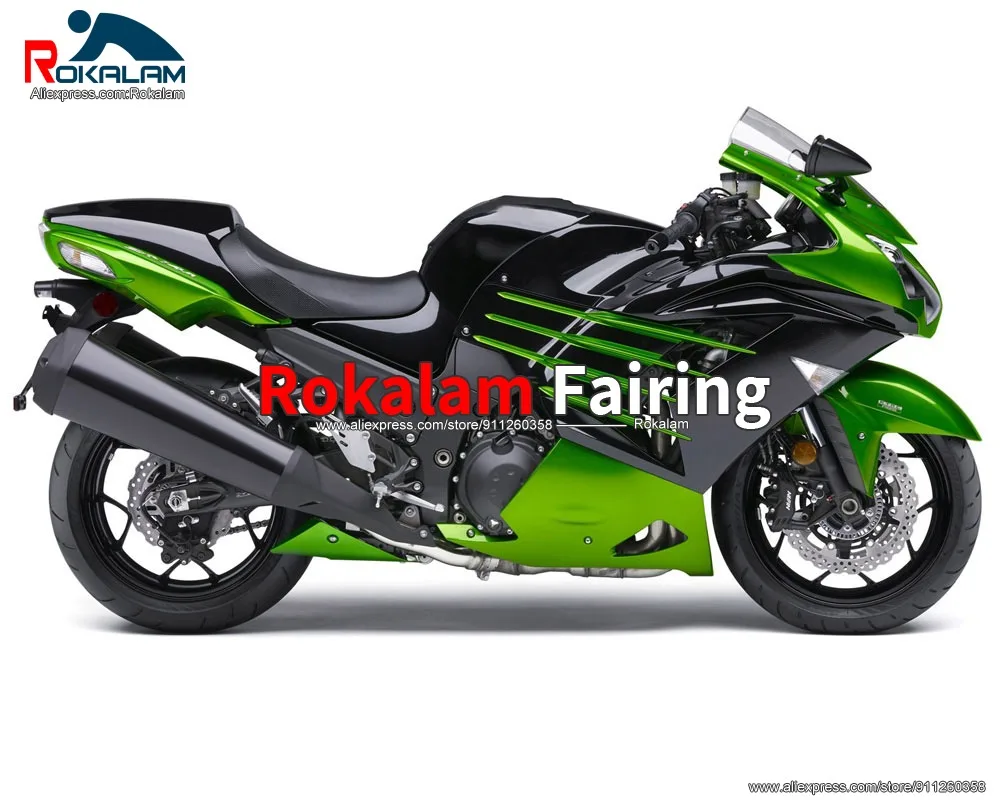 Комплект обтекателей для мотоцикла Kawasaki ZX14R 2012 2013 2014 2015 (литьё под давлением) 
Комплект обтекателей для мотоцикла Kawasaki ZX14R 2012 2013 2014 2015 (литьё под давлением)