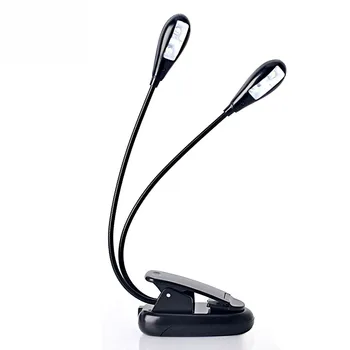 WholeSale Dropshipping Adjustable Goosenecks Clip on LED Lamp For Music Stand and Book Reading Night Light светильник лампа X2 
WholeSale Dropshipping Adjustable Goosenecks Clip on LED Lamp For Music Stand and Book Reading Night Light светильник лампа X2