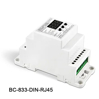 BC-833-DIN-RJ45 DIN Rail DC12-24V input 8A*3CH output,3CH Constant voltage DMX512/1990 Decoder controller for led strip,lamp
BC-833-DIN-RJ45 DIN Rail DC12-24V input 8A*3CH output,3CH Constant voltage DMX512/1990 Decoder controller for led strip,lamp