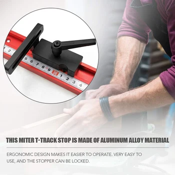 45 T Slot Woodworking Positioning Limiter Model Miter Track Stopper Carpenter Slot Woodwork Limiter Guide Slider Locator Limiter 
45 T Slot Woodworking Positioning Limiter Model Miter Track Stopper Carpenter Slot Woodwork Limiter Guide Slider Locator Limiter