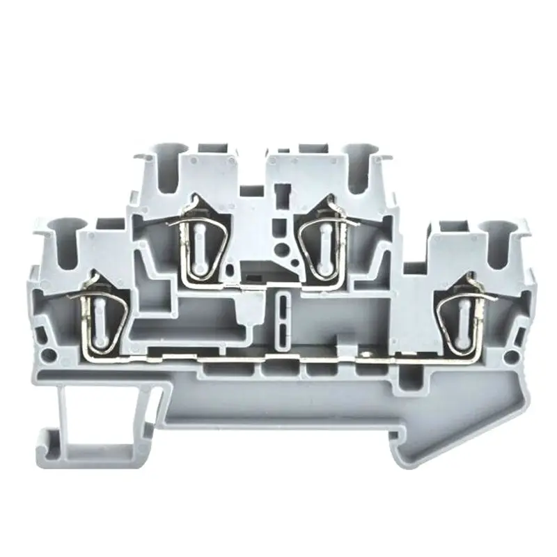 Quick Rail Terminal Block STTB2.5 Conductive Double Layer Spring Terminal Copper JUT3-2.5 ST2.5
Quick Rail Terminal Block STTB2.5 Conductive Double Layer Spring Terminal Copper JUT3-2.5 ST2.5