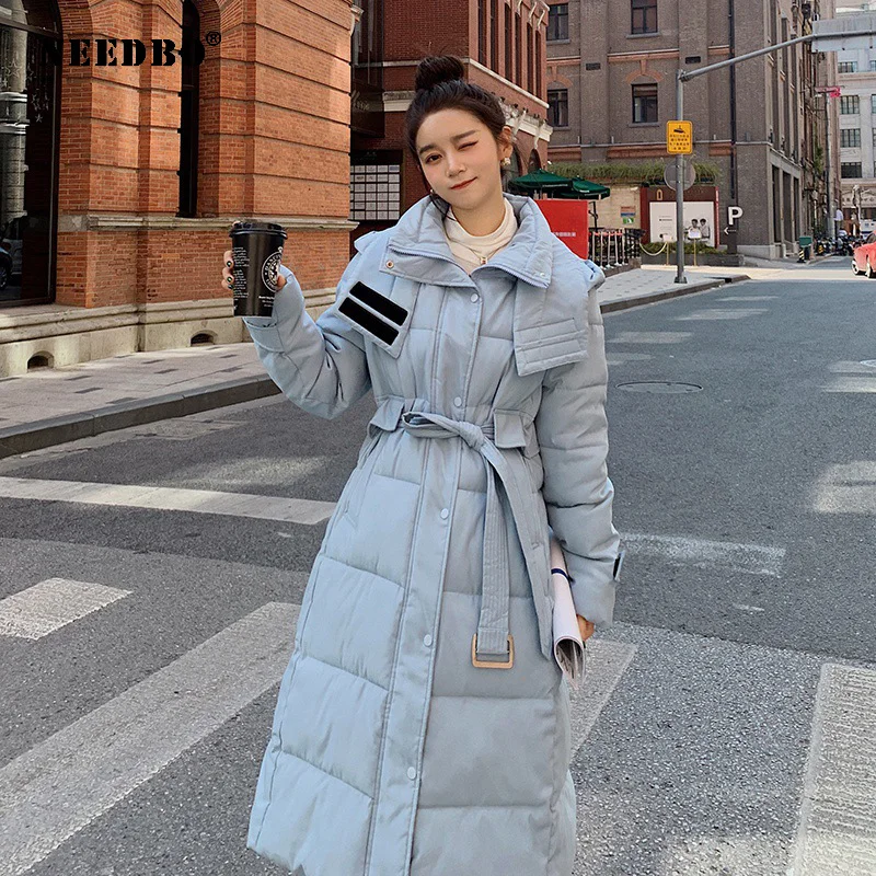 NEEDBO Long Winter Jacket Women Hooded Parka Casual with Sashes Woman Winter Coat Jacket Padded Warm Coat Women Outwear 2020
NEEDBO Long Winter Jacket Women Hooded Parka Casual with Sashes Woman Winter Coat Jacket Padded Warm Coat Women Outwear 2020