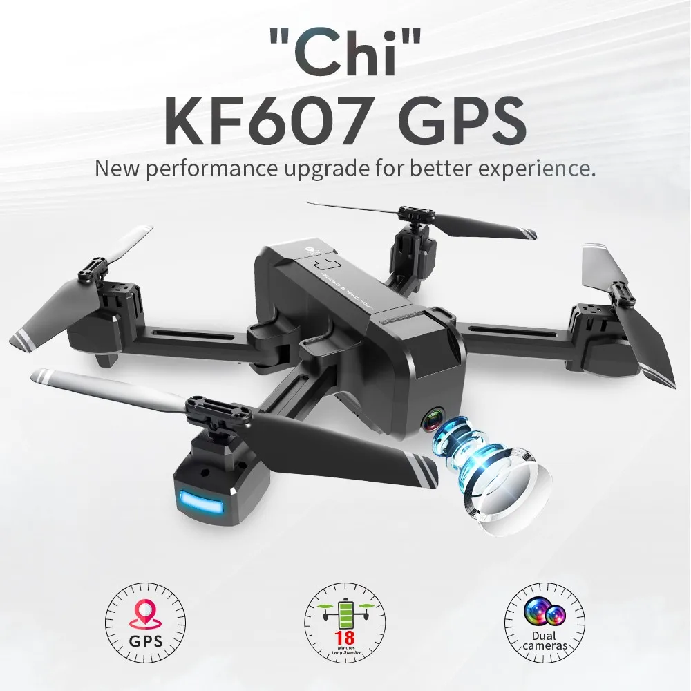 KF607 WIFI FPV GPS Drone Quadcopter with 4k/1080P HD Camera One Key Return Profissional RC Helicopters
KF607 WIFI FPV GPS Drone Quadcopter with 4k/1080P HD Camera One Key Return Profissional RC Helicopters