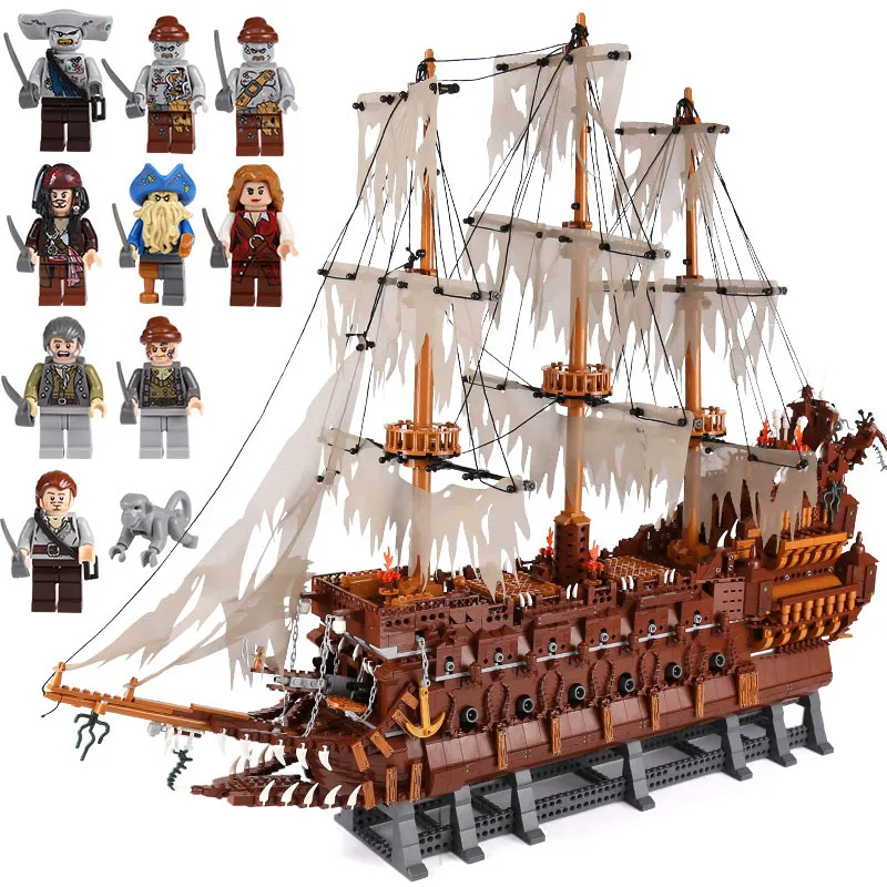 16016 Netherlands Ship Pirates of the Caribbean MOC The Flying Dutchman Building Blocks Bricks Toys Creative Christmas gift
16016 Netherlands Ship Pirates of the Caribbean MOC The Flying Dutchman Building Blocks Bricks Toys Creative Christmas gift