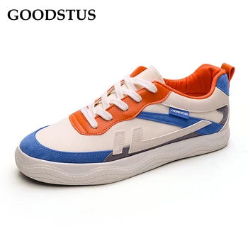GOODSTUS Men Canvas Shoes New Fashion Breathable Comfortable Solid Simple Style Lace-Up Durable Male Outdoor Walking Shoes
GOODSTUS Men Canvas Shoes New Fashion Breathable Comfortable Solid Simple Style Lace-Up Durable Male Outdoor Walking Shoes
