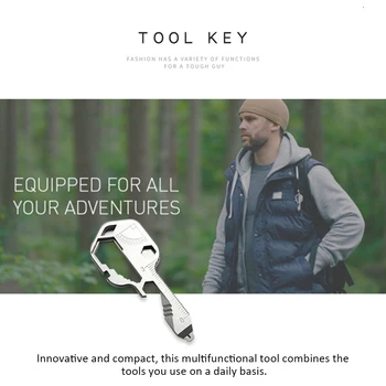 New 24-in-1 Multi-function Portable Keychain Key Tool Versatile Outdoor Mini Tool Screwdriver Bottle Opener Camping Home Repair
New 24-in-1 Multi-function Portable Keychain Key Tool Versatile Outdoor Mini Tool Screwdriver Bottle Opener Camping Home Repair