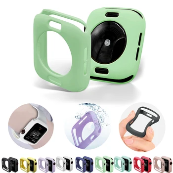 Soft Silicone Case for Apple Watch 3 2 1 42MM 38MM Colorful Cover Full Protection Shell for iWatch 4 5 40MM 44MM Watch Bumper
Soft Silicone Case for Apple Watch 3 2 1 42MM 38MM Colorful Cover Full Protection Shell for iWatch 4 5 40MM 44MM Watch Bumper