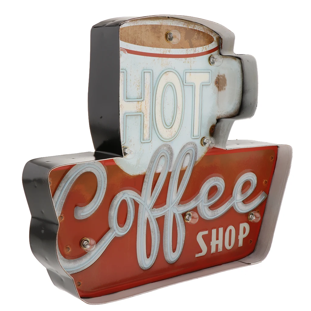 Vintage Coffee Pattern Metal Tin Sign Wall Plaque Art Poster LED Light Box Restaurant Dining Room Decor Vintage Coffee Pattern Metal Tin Sign Wall Plaque Art Poster LED Light Box Restaurant Dining Room Decor
