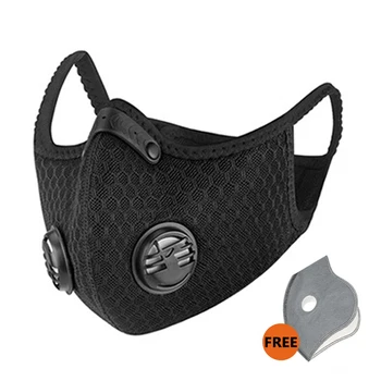 Face Mask With Filter Face Shield Activated Carbon Mask Washable Protection Anti-Pollution Anit-fog PM2.5 Cycling Mask
Face Mask With Filter Face Shield Activated Carbon Mask Washable Protection Anti-Pollution Anit-fog PM2.5 Cycling Mask