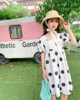 Children's clothing 2020 summer new girls 'polka dot dress girls' cotton princess dress
Children's clothing 2020 summer new girls 'polka dot dress girls' cotton princess dress