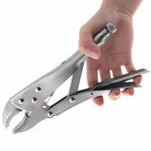 Locking Pliers 7 Inch Round Nose Adjustable Vice Grips Curved Jaw Mole Welding Tool Nippers
Locking Pliers 7 Inch Round Nose Adjustable Vice Grips Curved Jaw Mole Welding Tool Nippers