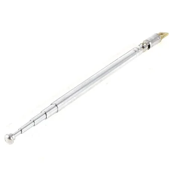 NEW-5 Pcs 32cm Length 5 Section Telescopic AM FM Radio Antenna 180 Degree
NEW-5 Pcs 32cm Length 5 Section Telescopic AM FM Radio Antenna 180 Degree