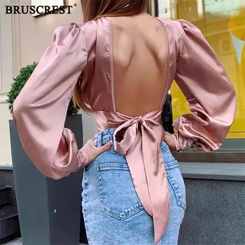 Blusas Mujer De Moda 2019 Women Blouses Streetwear Sexy Vintage Turtleneck Crop Top Backless Long Sleeve Pink Blouse Lace Up Top
Blusas Mujer De Moda 2019 Women Blouses Streetwear Sexy Vintage Turtleneck Crop Top Backless Long Sleeve Pink Blouse Lace Up Top