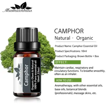 Camphor Essential Oil Natural 10ML Pure Essential Oils Aromatherapy Diffusers Oil Healthy immune Air Fresh Care
Camphor Essential Oil Natural 10ML Pure Essential Oils Aromatherapy Diffusers Oil Healthy immune Air Fresh Care
