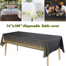 54x108'' Happy Birthday Rose Gold Dots Tablecloth Dinner Table Cloth Washable Waterproof Rectangular Table Cover for Kitchen
54x108'' Happy Birthday Rose Gold Dots Tablecloth Dinner Table Cloth Washable Waterproof Rectangular Table Cover for Kitchen