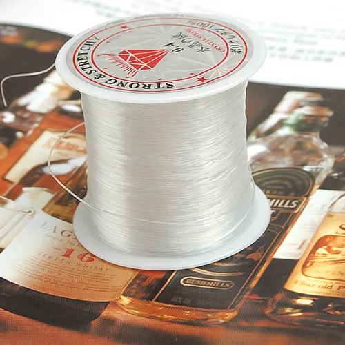 2x 70m/Roll 0.4mm Crystal Nylon Cord String Wire Beading Thread / Fishing Line 2x 70m/Roll 0.4mm Crystal Nylon Cord String Wire Beading Thread / Fishing Line