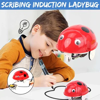 Draw Line Ladybug Pen Inductive Toy Automatic Follow Robot Music Smart Educational Toy Cute Gift For Children Kids Toys with pen
Draw Line Ladybug Pen Inductive Toy Automatic Follow Robot Music Smart Educational Toy Cute Gift For Children Kids Toys with pen
