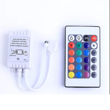24Keys LED RGB Controller DC12V IR Remote LED Controller for SMD 3528 5050 RGB LED Strip Lights
24Keys LED RGB Controller DC12V IR Remote LED Controller for SMD 3528 5050 RGB LED Strip Lights
