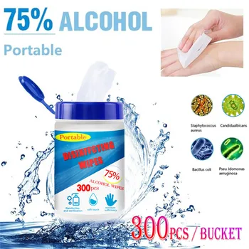 300 Sheets Disinfection Wipes Bag Portable 75 Alcohol Wipes 20ML/pcs Cleaning Tissue Travel Wipes Towels Toilet Paper#YL10
300 Sheets Disinfection Wipes Bag Portable 75 Alcohol Wipes 20ML/pcs Cleaning Tissue Travel Wipes Towels Toilet Paper#YL10